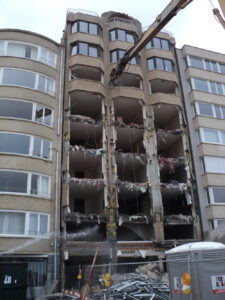 afbraakwerken appartementsgebouw afbraak dv oudenburg